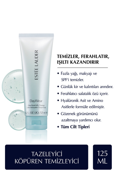Estee Lauder Tazeleyici Köpüren Temizleyici - DayWear Glow Boost Jel Temizley...