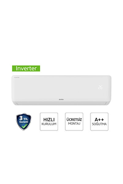 Simfer Split Klima A ++ Inverter 9.000 BTU R32 (Ücretsiz Montaj)