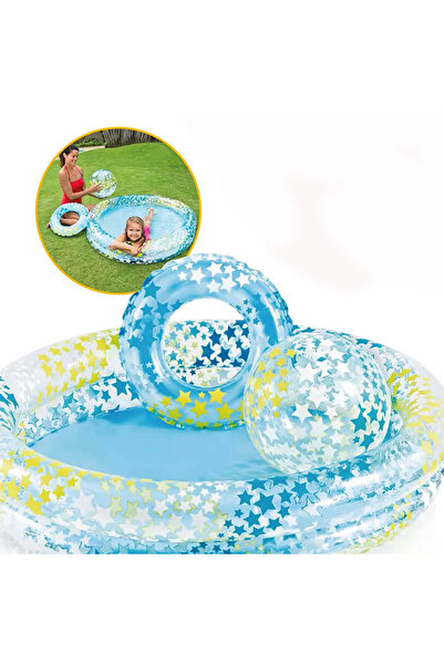 Intex SET PISCINĂ & INEL & MINGE
