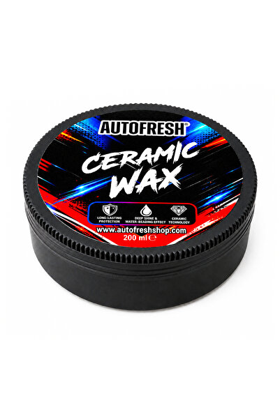 AutoFresh TİTANYUM SERAMİK  Uyumlu  WAX ARAÇ PARLATICI CANUABA WAX 175 GRAM B...