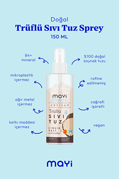 Mayi Tuz Mayi Artisan Trüflü Sıvı Tuz 150 Ml