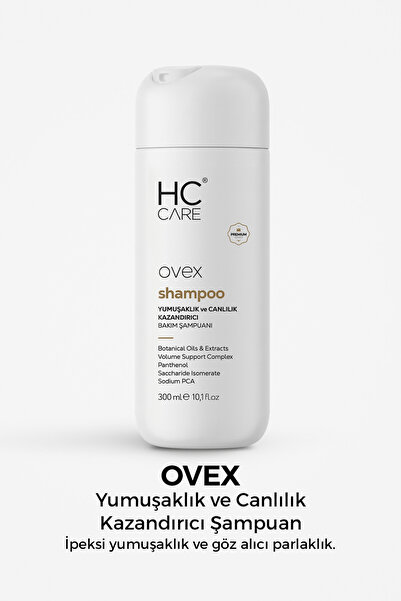 HC Care Ovex Süper Soft Şampuan – İpeksi Yumuşaklık, Yoğun Nem & Güçlü Onarım...