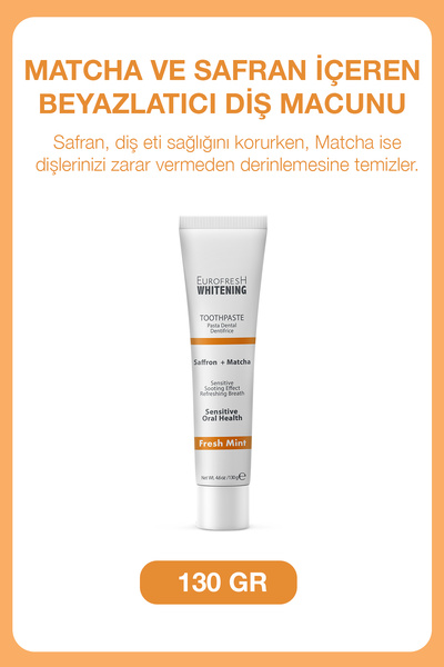 Farmasi Matcha ve Safran Içeren Beyazlatıcı Diş Macunu 130 ml