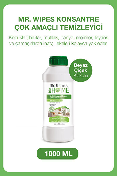 Farmasi Mr Wıpes 1000 ml Konsantre Çok Amaçlı Temizleyici Beyaz Çiçek Kokulu