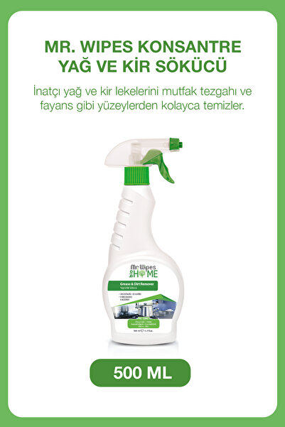 Farmasi Mr. Wipes Konsantre Yağ Ve Kır Sökücü 500 ml
