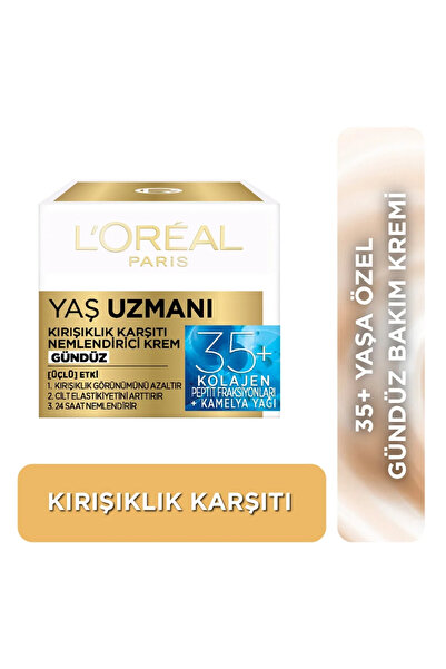 L'Oreal Paris Loreal Paris Yaş Uzmanı 35+ Kırışıklık Karşıtı Nemlendirici Kre...