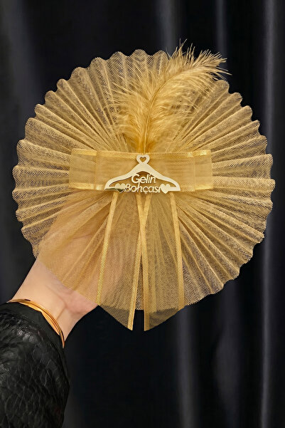 ZEYMERADE Gold Bridal Trunk Ornament, 5 Pieces of Plexiglass, Bridal Dowry We...