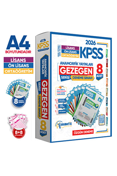 İnformal Yayınları 2026 KPSS Anamorfik Lisans ÖnLisans Ortaöğretim GY-GK GEZE...