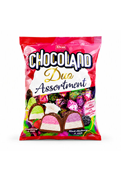 Elvan Chocoland Duo Mix Truffle 1000 Gram (1 Poşet)