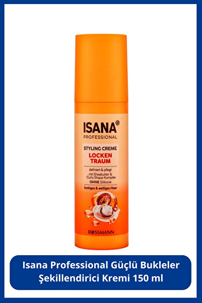 Isana Professional Şekillendirici Saç Kremi - Belirgin Bukleler-Güçlü Saçlar ...