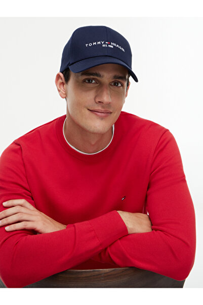 Tommy Hilfiger Erkek TH Established 1985 Logolu Şapka