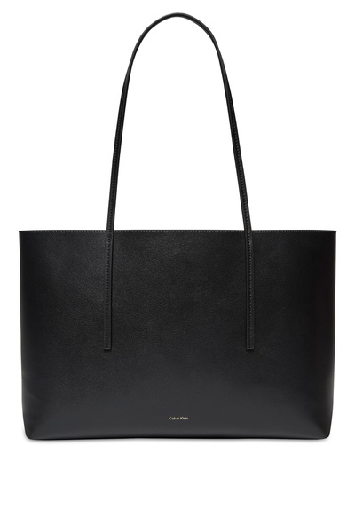 Calvin Klein Geantă tote neagră-maro pentru femei