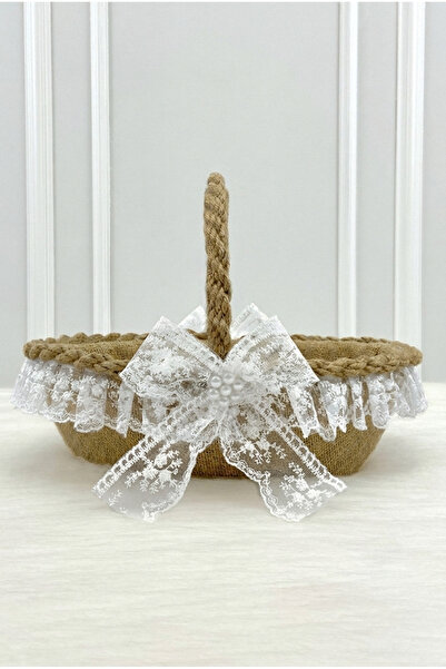 ZEYMERADE Promise Engagement Wedding Henna Bridal Basket, Wedding Bride Bache...
