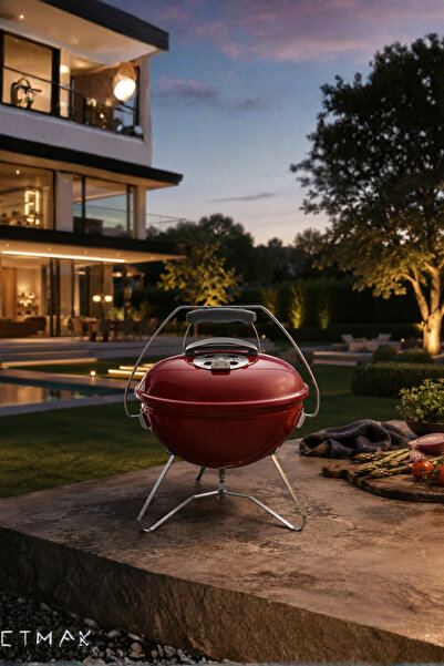 WEBER Smokey Joe® Premium Taşınabilir 37 cm Kömürlü Barbekü&Mangal Kırmızı
