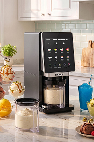 HOMEND IceArtizan 8-in-1 Dondurma Ve Frozen Makinesi