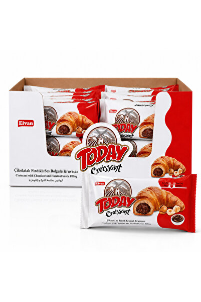 Elvan Today Kruvasan Çikolatalı 40 Gr. 20 Adet (1 Kutu)