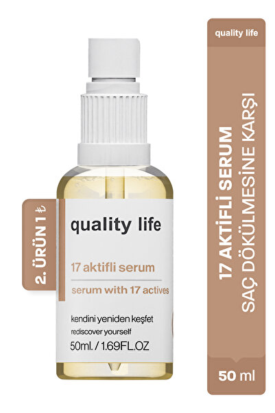 Quality Life Saç Dökülmesine Karşı Serum - Saç Serumu 17 Aktifli - Saç Serum ...