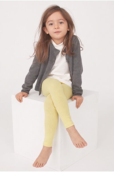 Katia&Bony Yellow Towel Inside Children's Leggings