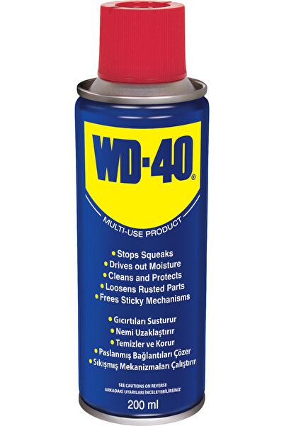 WD-40 Çok Amaçlı Pas Sökücü,Yağlayıcı, Temizleyici 200 ml