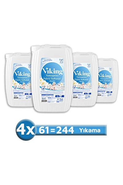 Viking Çamaşır Yumuşatıcısı Sensitive 5 Litre 4 Adet