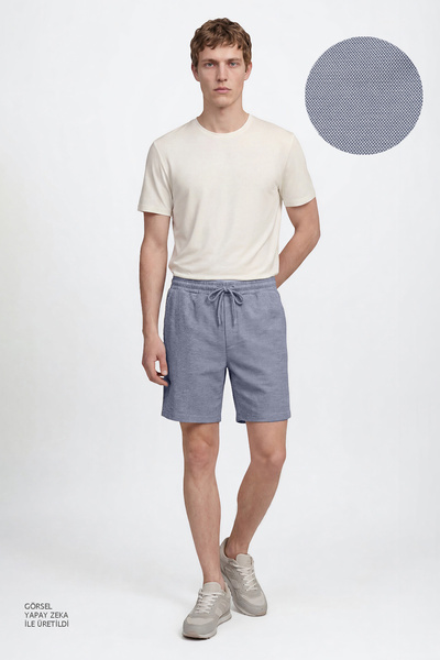 AC&Co / Altınyıldız Classics Erkek Lacivert Pamuklu Standart Fit Normal Kesim...