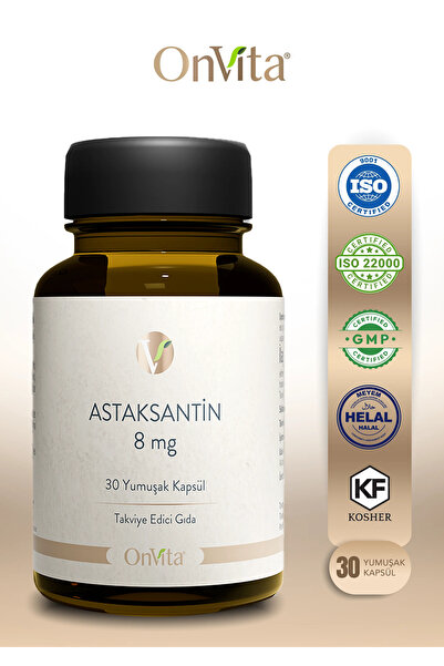 Onvita Astaksantin 8 Mg 30 Yumuşak Kapsül