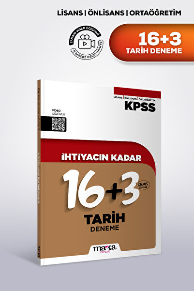 Marka Yayınları 2026 KPSS İhtiyacın Kadar Tarih 19 Deneme