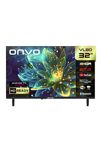 ONVO 32VL80F2HA 32'' 82 Ekran Uydu Alıcılı HD Ready WhaleOS 10 LED TV