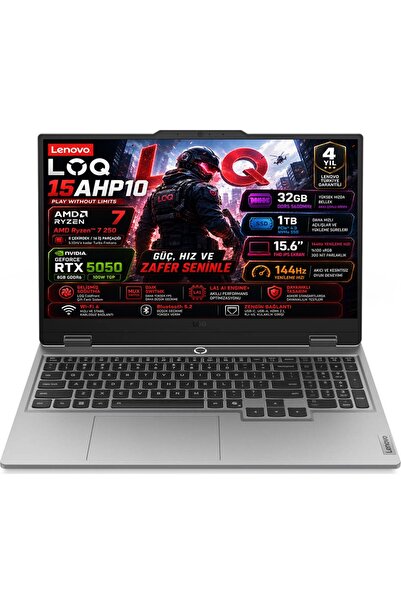 LENOVO LOQ 15AHP10 AMD Ryzen 7 250 32GB 1TB SSD RTX 5050 8GB (100W) 15.6" FHD...
