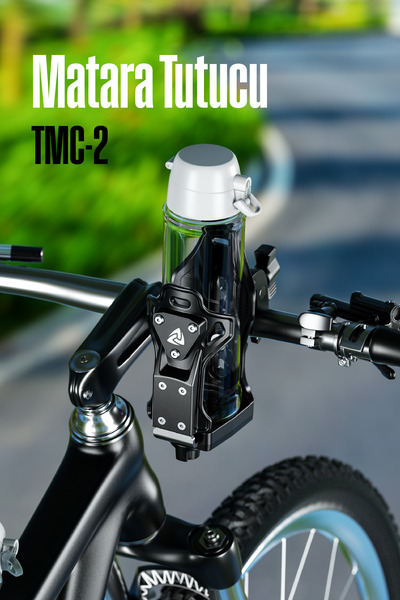 Nukrotech TMC-2 Universal Motosiklet Bisiklet Matara Termos ve Suluk Tutucu