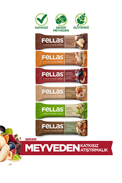 Fellas Kuruyemiş Bar 6'lı Deneme Paketi