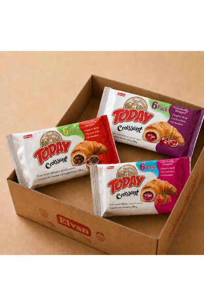 Elvan Today Kruvasan Mix 6 lı (3 Paket)