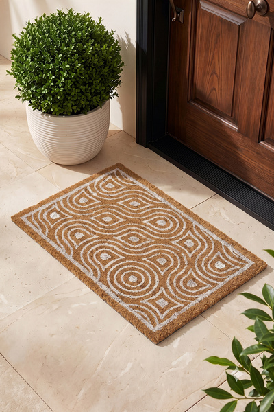 Koza Home Coco Çerçeveli Kıl Kapı Önü Paspası 40x60 3682