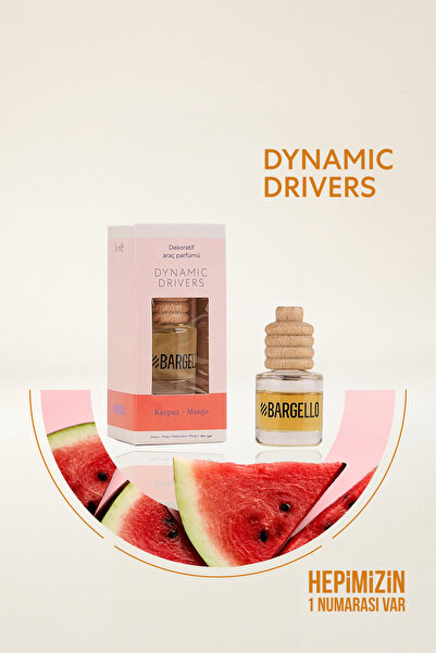 Bargello Dynamıc Drıvers Karpuz Mango 8 ml Dekoratif Araç Kokusu -bes