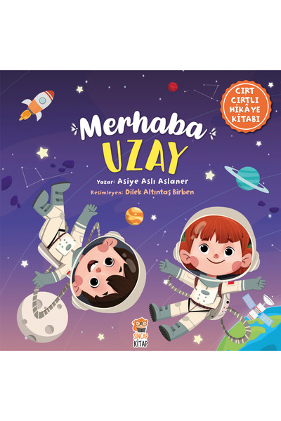 Sincap Kitap Merhaba Uzay | Cırt Cırtlı Uzay Etkinlik Kitabı 3-6 Yaş