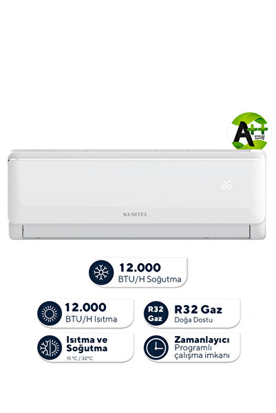 KUMTEL Sugi KMSAC-12 12.000 Btu A++ Inverter Duvar Tipi Split Klima (Montaj D...