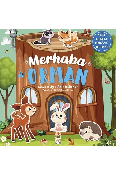 Sincap Kitap Merhaba Orman | Hayvanları Tanıma ve Cırt Cırtlı Eşleştirme Kita...