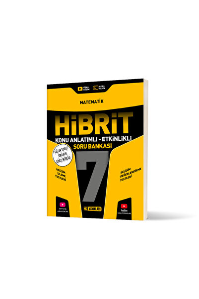 Hız Yayınları 7. SINIF HİBRİT MATEMATİK SORU BANKASI Bağlam Temelli Sorular G...