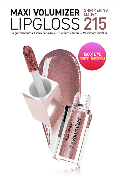 Alix Avien Maxivolumizer Lipgloss 215 - Shimmering Mauve - Kalıcı ve Nemlendi...