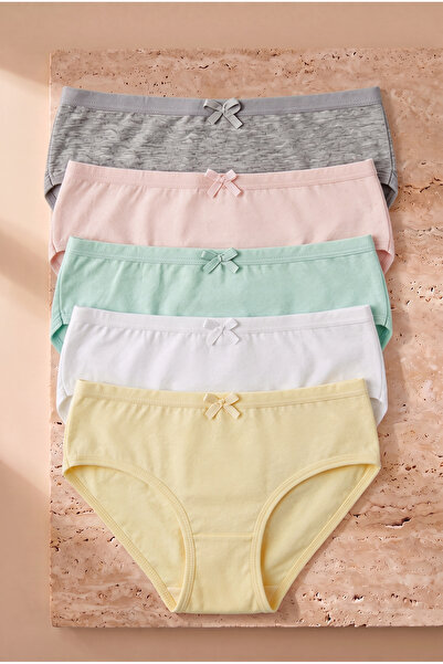 Katia&Bony Pack of 5 Girls' Slips Multi-Colored