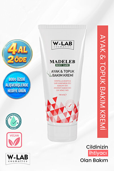 W-Lab Cosmetics Ayak Ve Topuk Bakım Kremi 100 ml