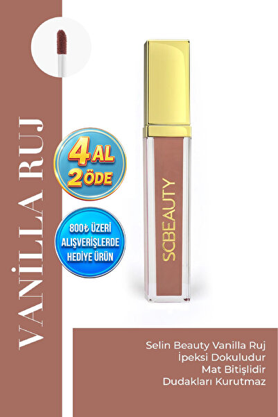 SELİNBEAUTY أحمر الشفاه الفانيليا