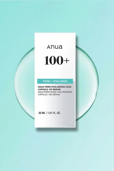 ANUA PDRN Hyaluronic Acid Capsule Serum, Hydration, Moisture Plumping, Fragrance-Free, 30ml
