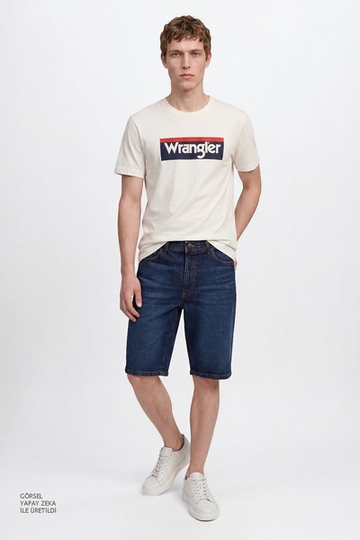 WRANGLER Texas Pamuklu Regular Fit Normal Kesim Cepli Esnek Jean Kot Denim Şort