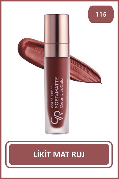Golden Rose Soft & Matte Creamy Lipcolor No:115 Red - Likit Mat Ruj