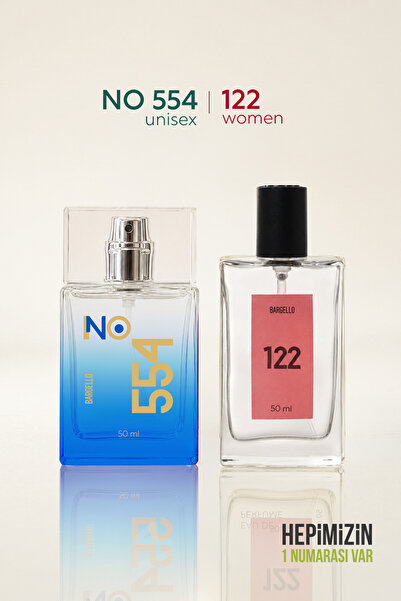 Bargello No.554 Unısex 50 Ml + 122 Kadın 50 Ml Orıental Unisex & Kadın Parfüm...