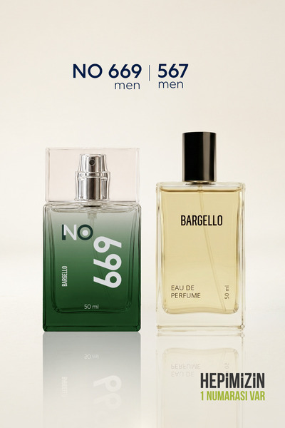 Bargello No.669 Erkek 50 Ml + 567 Erkek 50 Ml Fresh Erkek Parfüm Seti