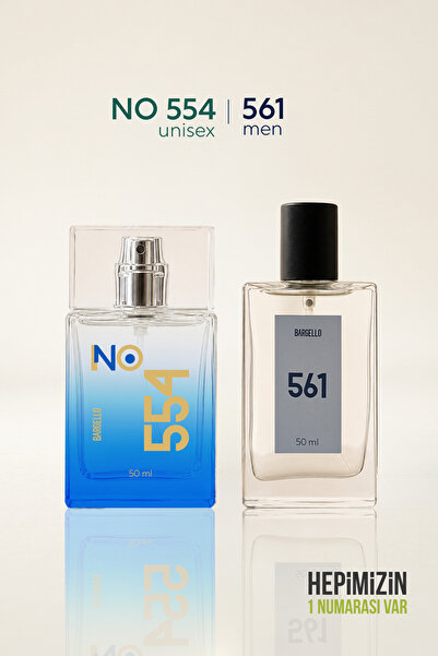 Bargello No.554 Unısex 50 Ml + 561 Erkek 50 Ml Fresh Unisex & Erkek Parfüm Seti
