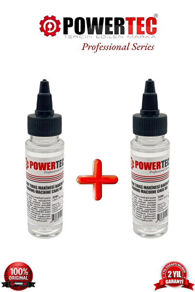 POWERTEC TR-Y01 Premium Tıraş Makinesi Bakım Yağı ( 50Ml. 2'li Set )