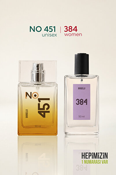 Bargello No.451 Unısex 50 Ml + 384 Kadın 50 Ml Floral Unisex & Kadın Parfüm Seti